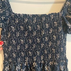 Jcrew midi navy dress